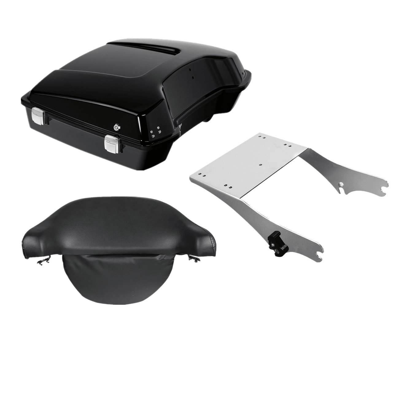 TCMT Razor Tour Pack Trunk Backrest Detachable Mounting Rack TCMT Razor Tour Pack Trunk Backrest Detachable Mounting Rack