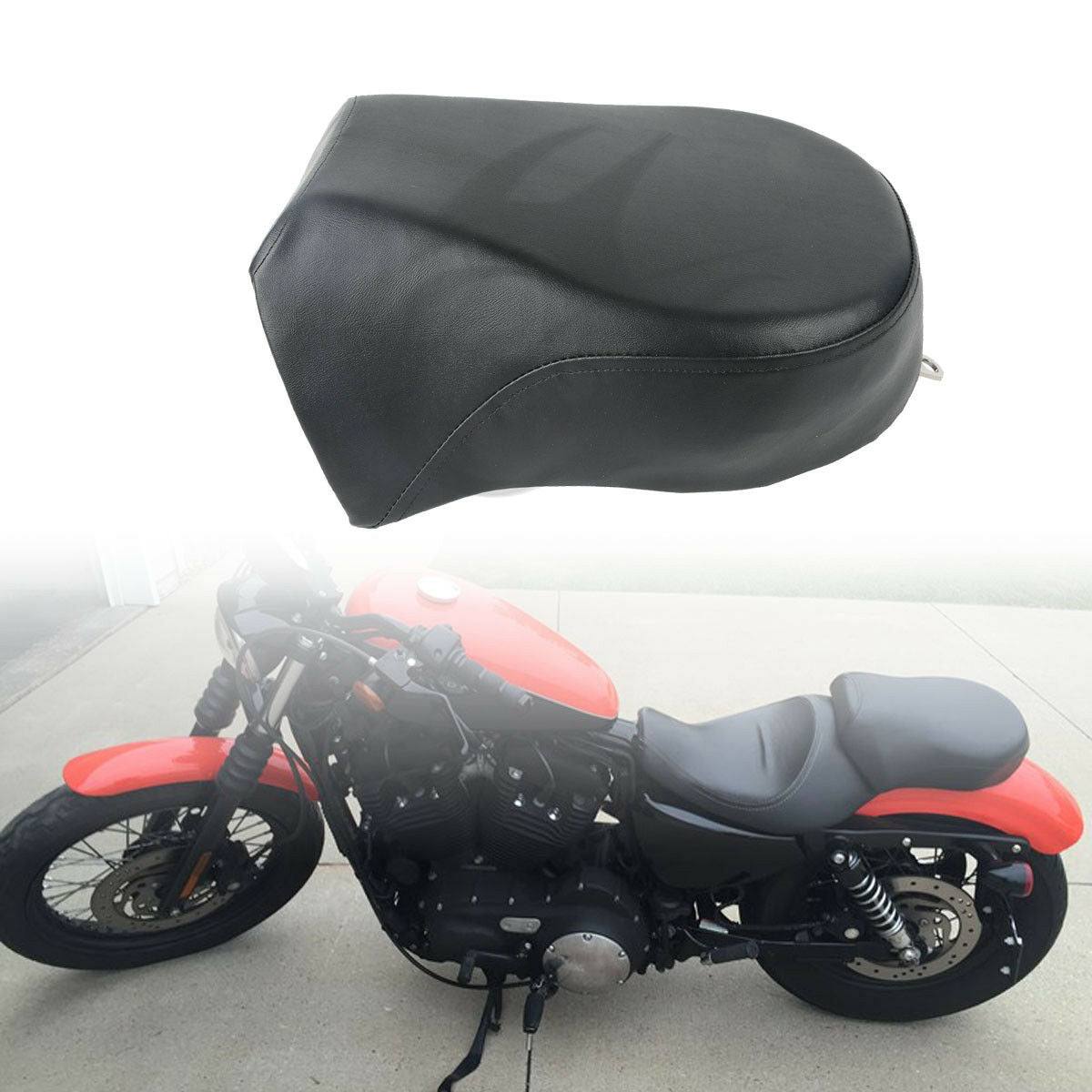 Rear Pillon Seat Cushion Passenger Fit For Harley Sportster XL 883