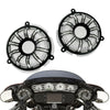 Motorcycle Gauge CNC Billet Speaker Grills Cover Fit For Harley Touring 2014-21