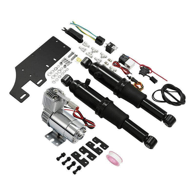 Rear Air Ride Suspension Set Fit For Harley Touring Road King Street Glide  94-21