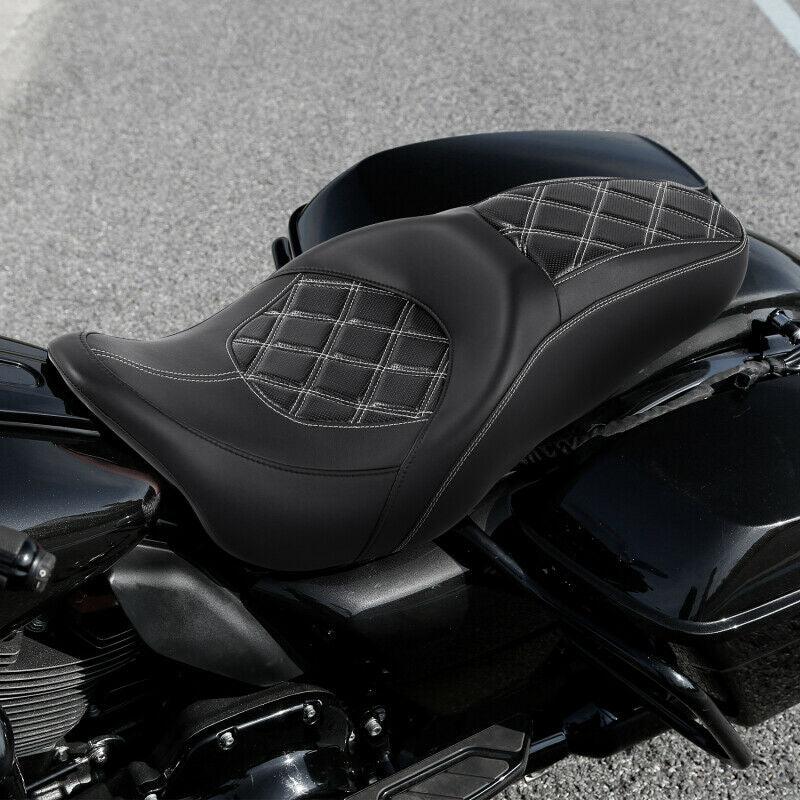 thumbnail image 2 of C.C. Rider One-Piece Driver & Passenger Seat For Harley Touring – 2009-2023 Road Glide, Street Glide 2 of 6
