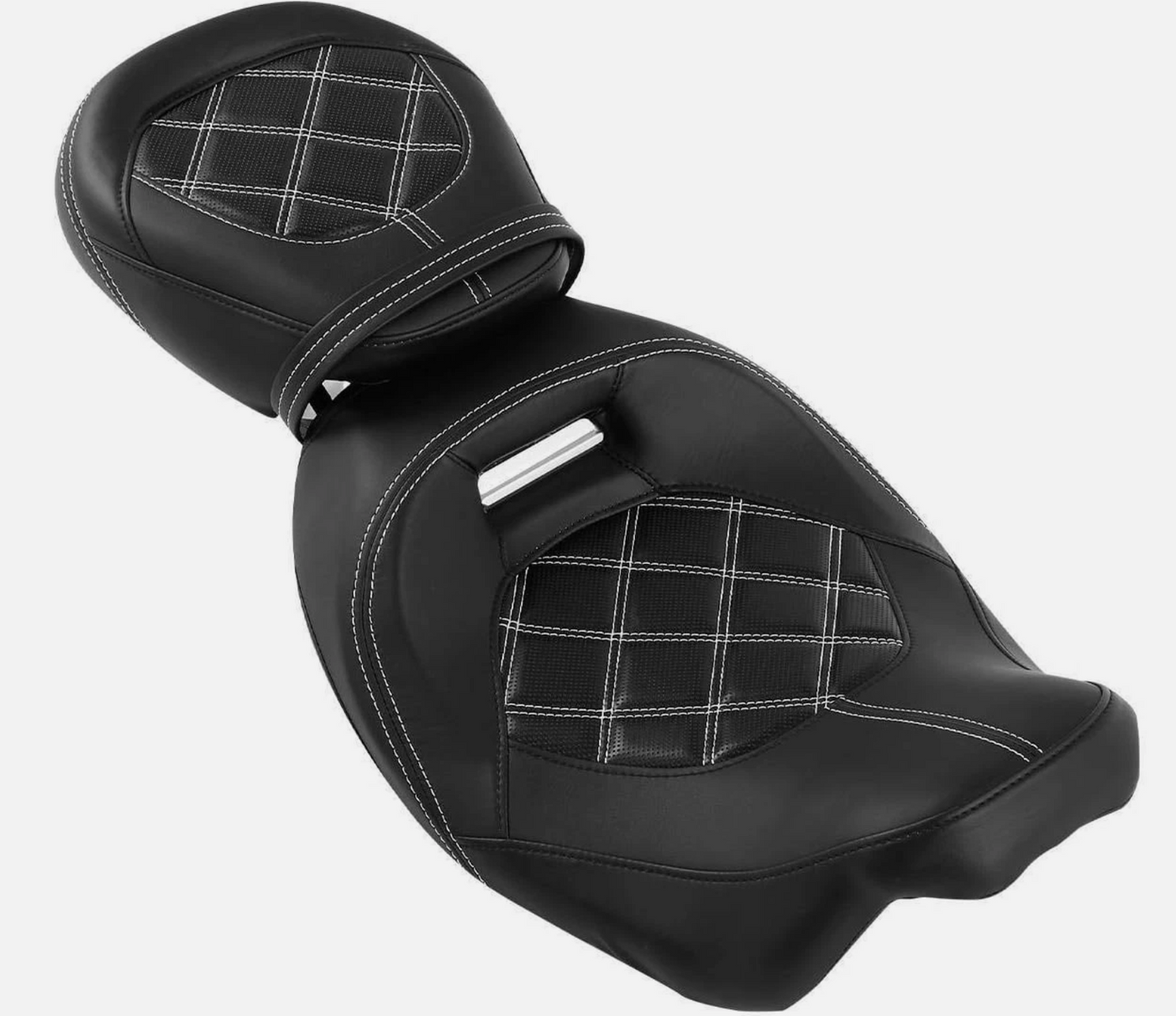 Low Profile Front Rear Driver Passenger Two-Up Seat Fit for Harley Touring