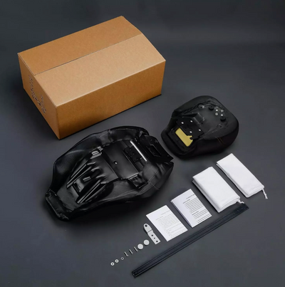 Low Profile Front Rear Driver Passenger Two-Up Seat Fit for Harley Touring