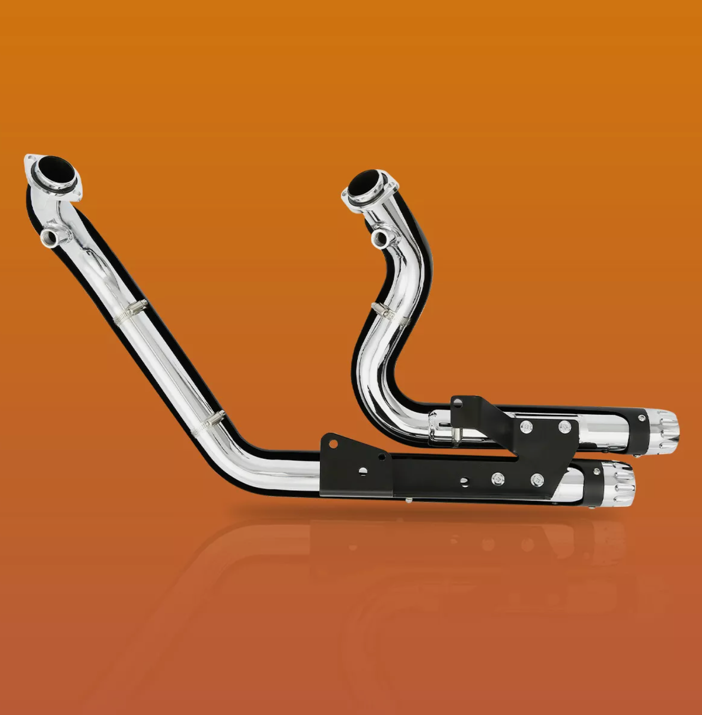 Chrome Mufflers Exhaust Header Pipes Fit For Harley Sportster XL883 2004-2013