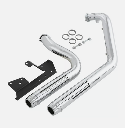 Chrome Mufflers Exhaust Header Pipes Fit For Harley Sportster XL883 2004-2013