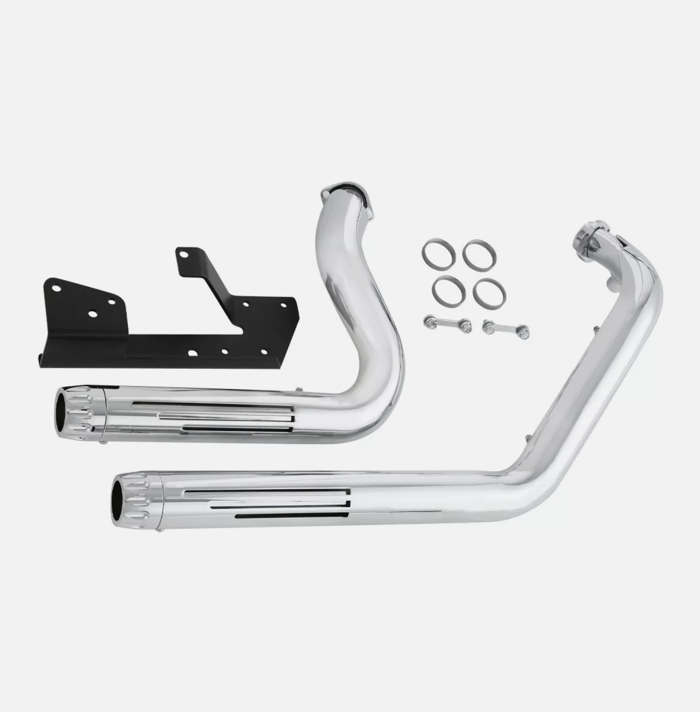 Chrome Mufflers Exhaust Header Pipes Fit For Harley Sportster XL883 2004-2013