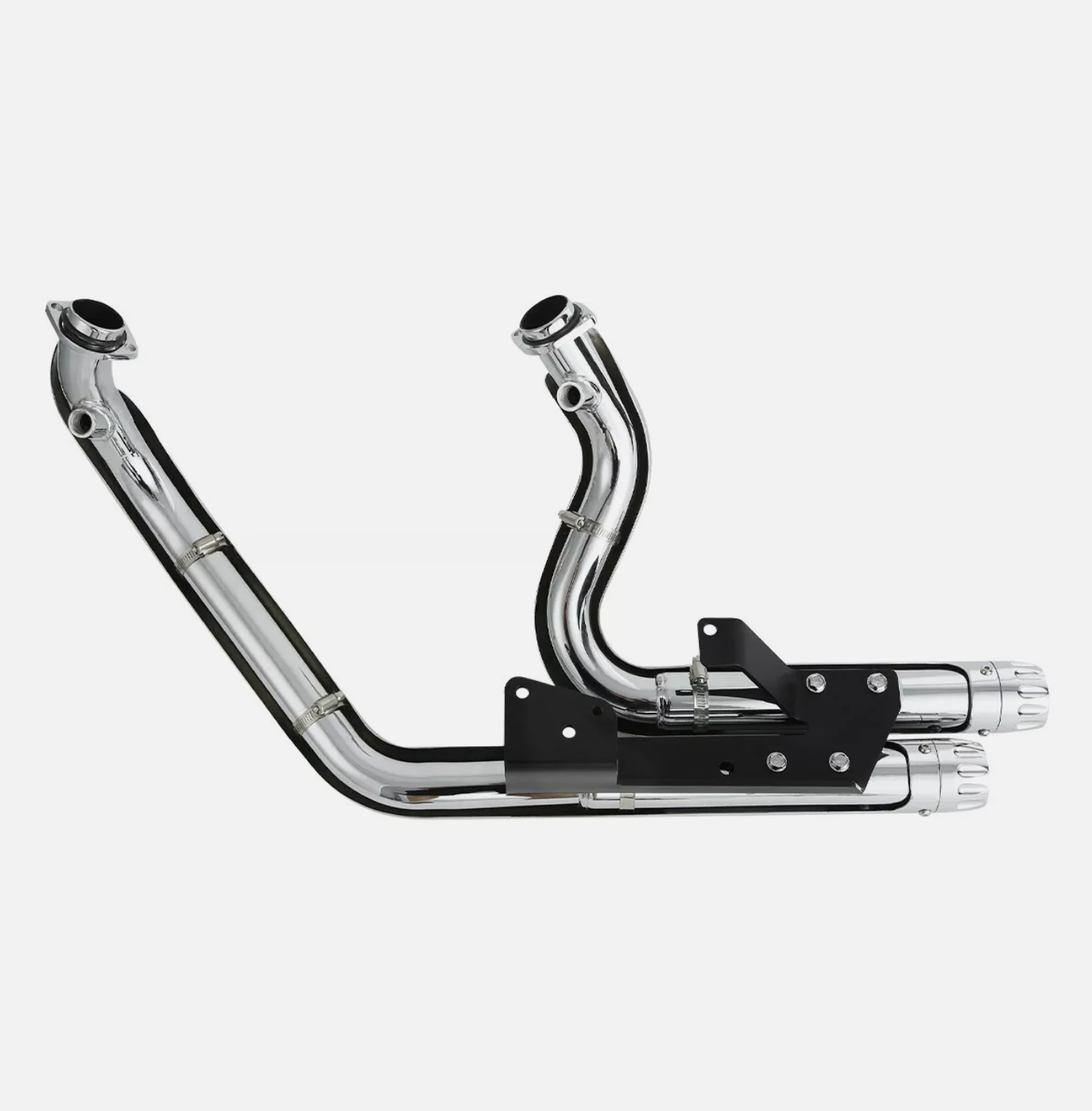 Chrome Mufflers Exhaust Header Pipes Fit For Harley Sportster XL883 2004-2013