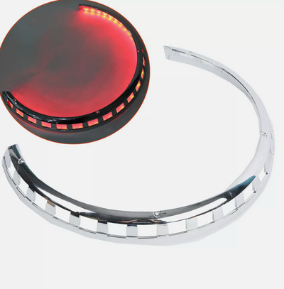 Brake Rotor Covers Ring of Fire Red Fit For Honda Goldwing 1800 GL1800 01-17 F6B