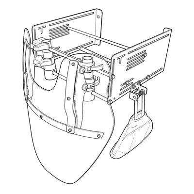 Black Wall Mount Storage Rack Fit For Harley Tour Pak Electra Street Road Glide - Moto Life Products