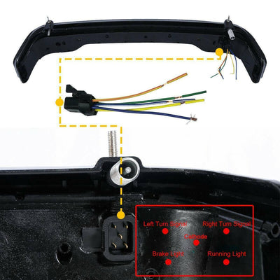 King Trunk LED Brake Light Fit For Harley Tour Pak CVO Electra Glide 2014-2022 - Moto Life Products