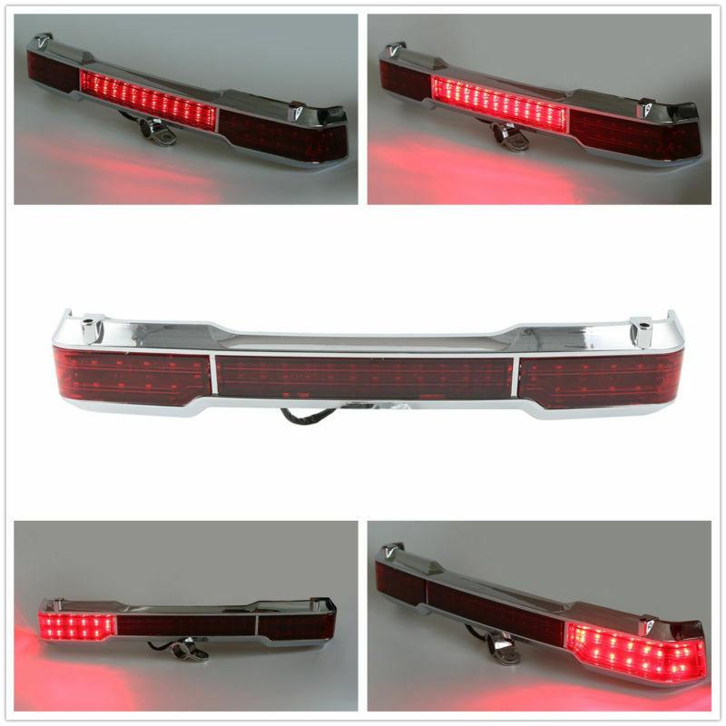 King Trunk LED Red Tail Light Fit For Harley Tour Pak Electra Street Glide 97-08 - Moto Life Products