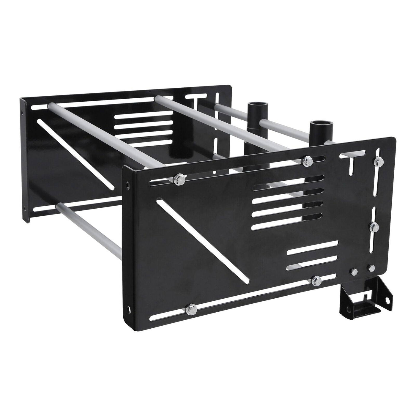 Black Wall Mount Storage Rack Fit For Harley Tour Pak Electra Street Road Glide - Moto Life Products