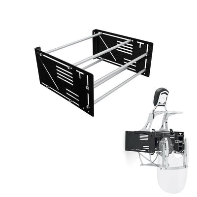 Black Wall Mount Storage Rack Fit For Harley Tour Pak Electra Street Road Glide - Moto Life Products