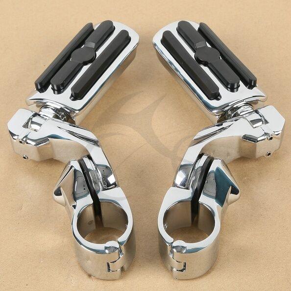 1.25" Highway Foot Pegs Pedals Fit For Harley Touring Road King Street Glide - Moto Life Products