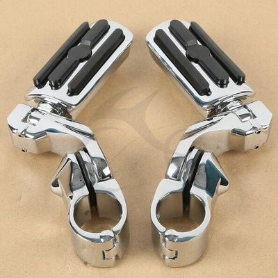 1.25" Highway Foot Pegs Pedals Fit For Harley Touring Road King Street Glide - Moto Life Products