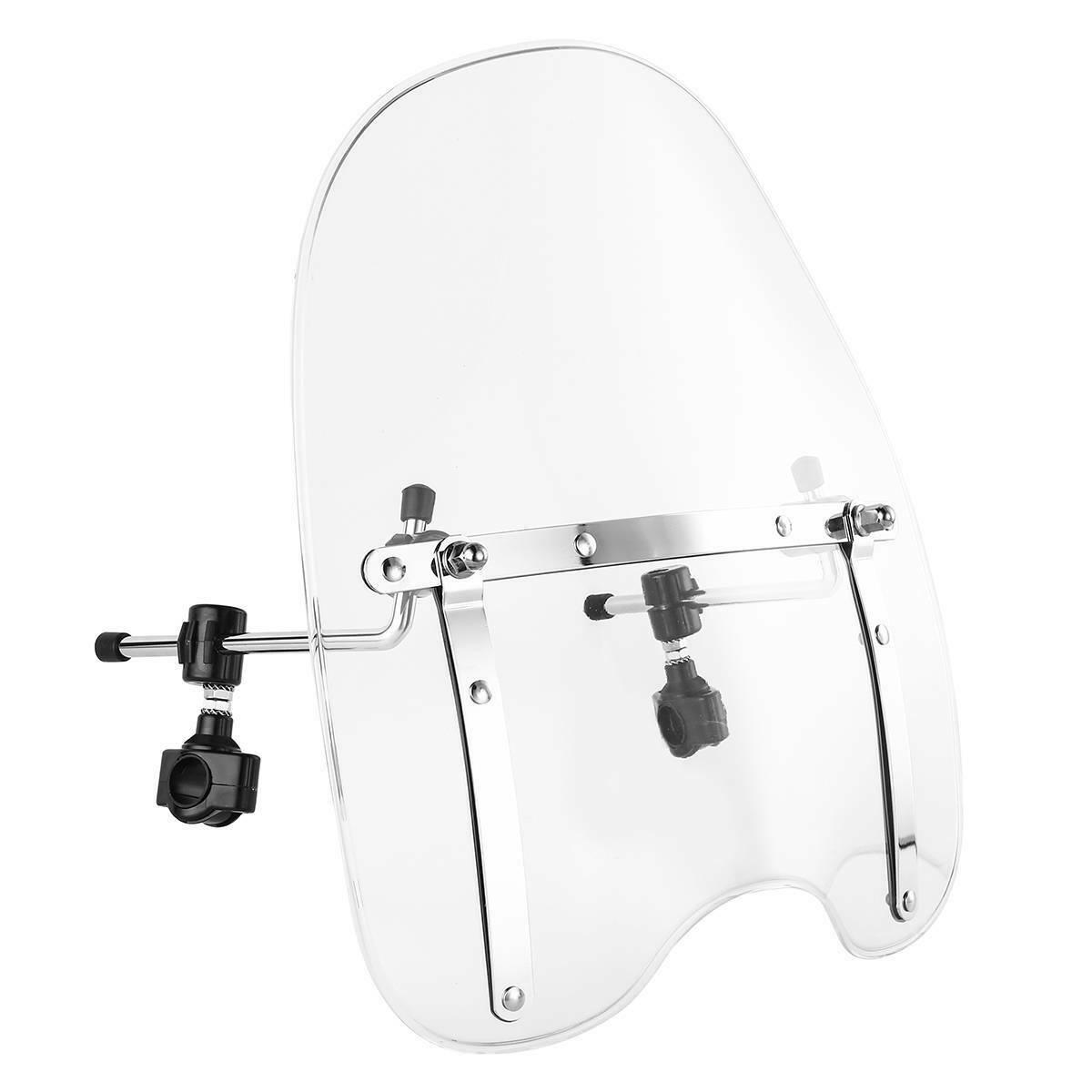 7/8" Clear Windscreen Windshield Fit For Harley Glide Sportster XL1200 XL 883 - Moto Life Products