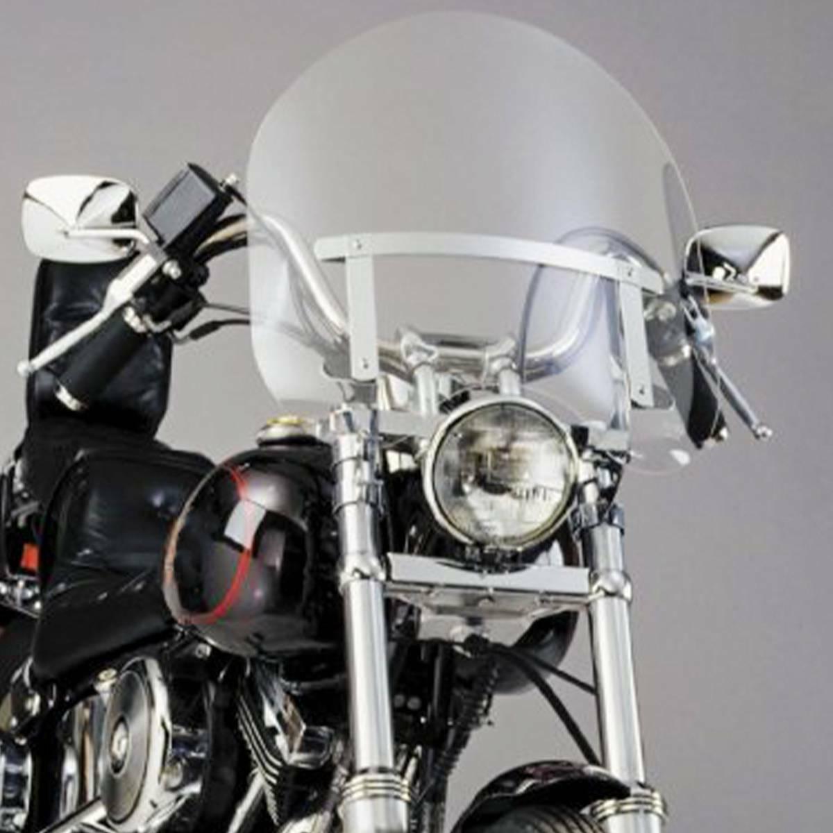 7/8" Clear Windscreen Windshield Fit For Harley Glide Sportster XL1200 XL 883 - Moto Life Products