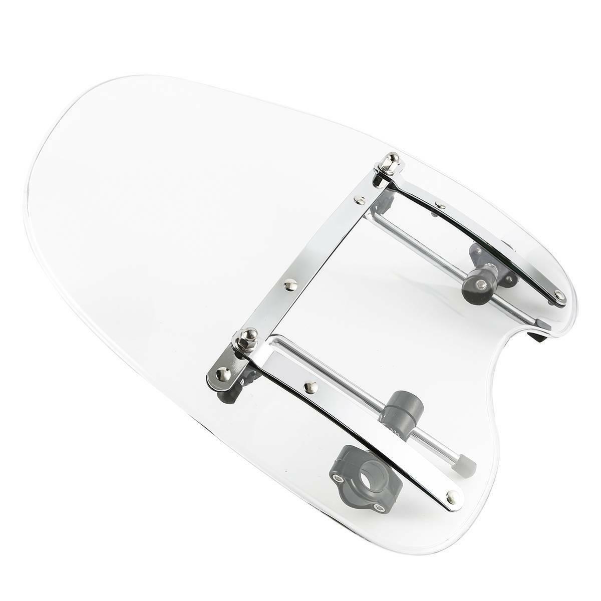 7/8" Clear Windscreen Windshield Fit For Harley Glide Sportster XL1200 XL 883 - Moto Life Products