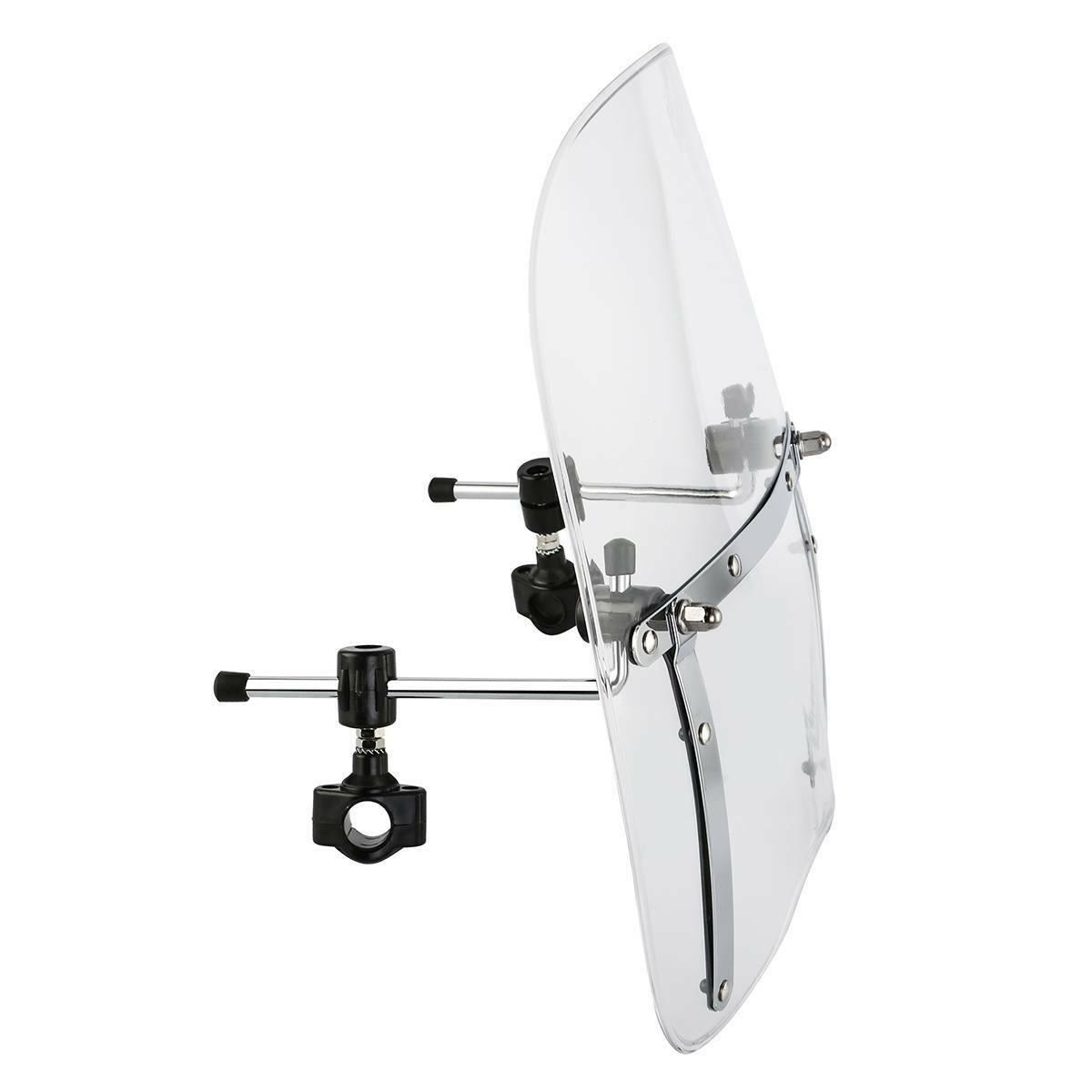 7/8" Clear Windscreen Windshield Fit For Harley Glide Sportster XL1200 XL 883 - Moto Life Products