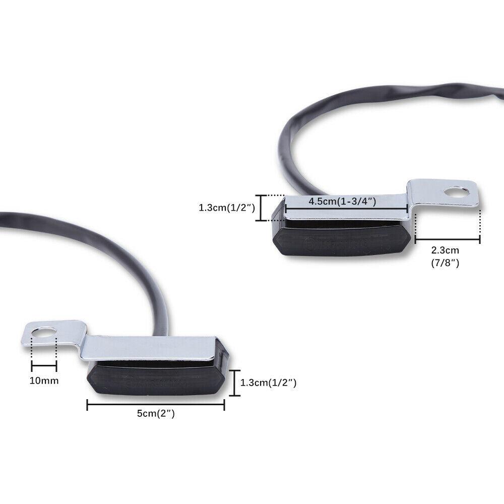 2X Chrome Handlebar LED Turn Signals Blinker Light For Harley Sportster 1200 883 - Moto Life Products