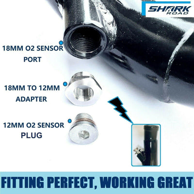 2" LAF Exhaust Pipes w/ Flange Kits for Harley Sportster Dyna Black Wrapped - Moto Life Products