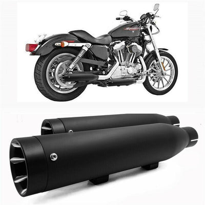 3" Muffler Slip On Exhaust Pipes For Harley Sportster XL 883 1200 Iron 2014-2021 - Moto Life Products