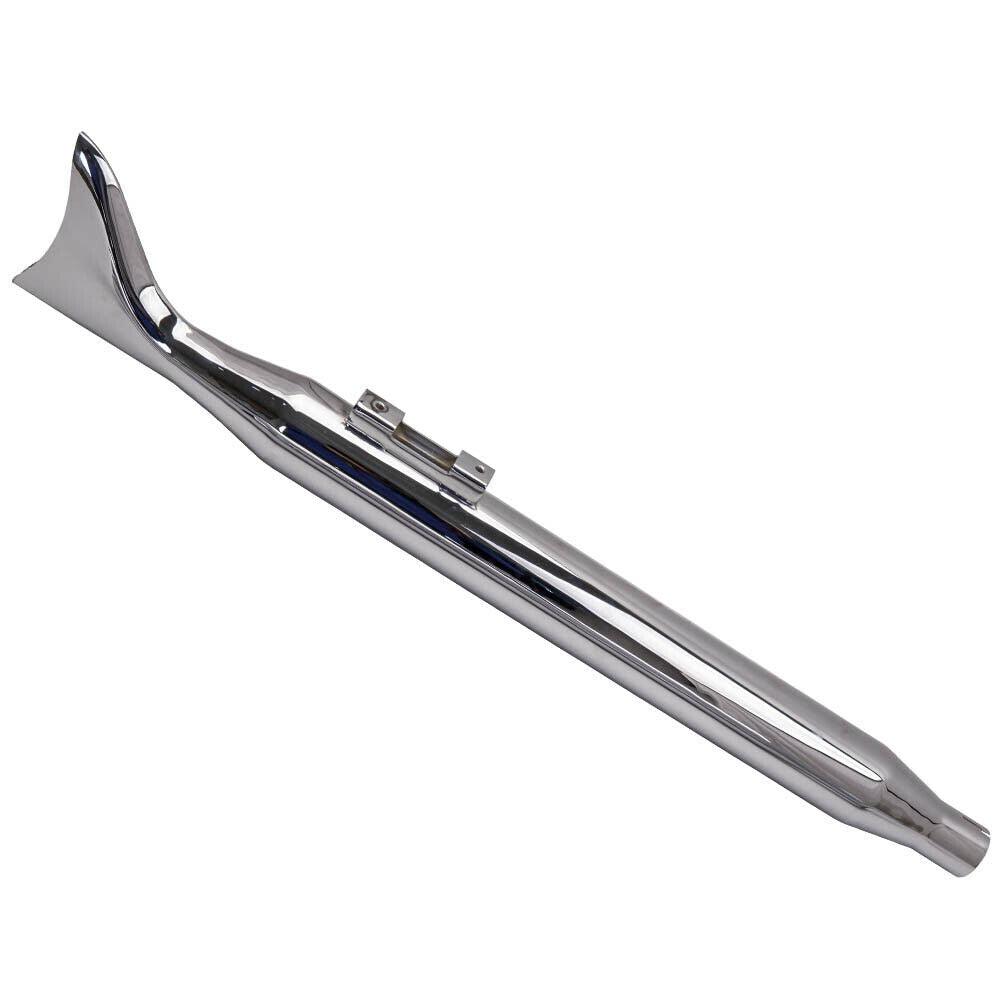 2x Fishtail Sliencer Exhaust Mufflers Slip-On for Harley Touring Road King 95-16 - Moto Life Products