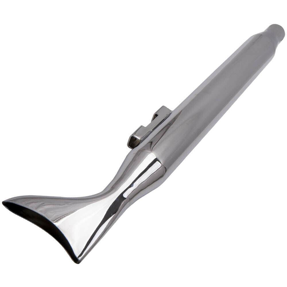 2x Fishtail Sliencer Exhaust Mufflers Slip-On for Harley Touring Road King 95-16 - Moto Life Products