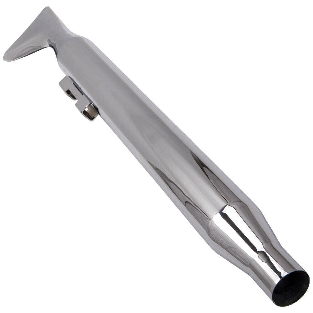 2x Fishtail Sliencer Exhaust Mufflers Slip-On for Harley Touring Road King 95-16 - Moto Life Products