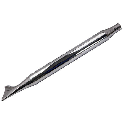 2x Fishtail Sliencer Exhaust Mufflers Slip-On for Harley Touring Road King 95-16 - Moto Life Products