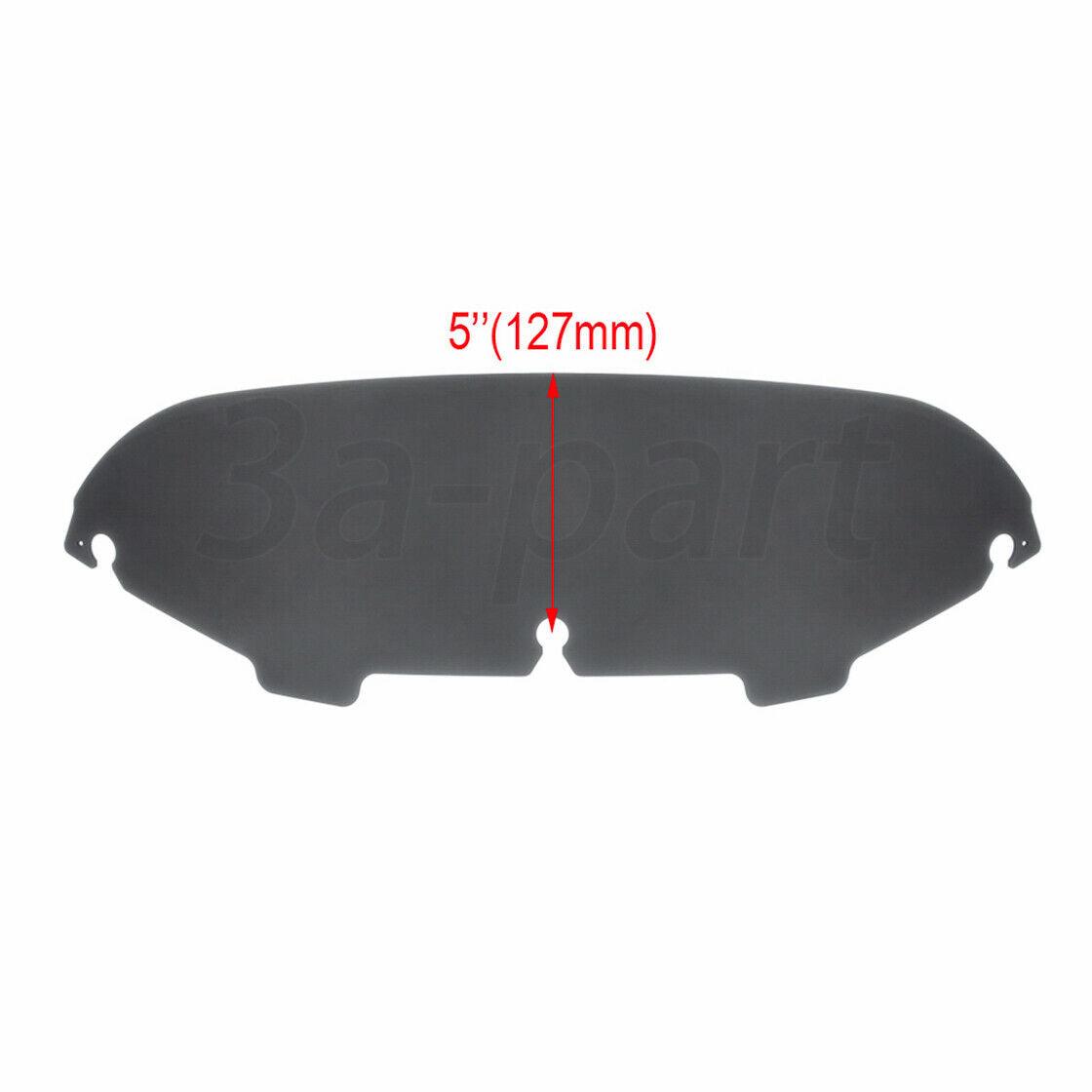 5" Round Smoke Windsheild Fit For Harley Touring Tri Glide Ultra Classic 1996-13 - Moto Life Products