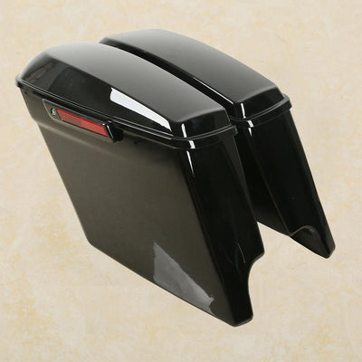 5" Stretched Extended Saddlebags Saddle Bags For Harley Touring Road Glide 14-22 - Moto Life Products