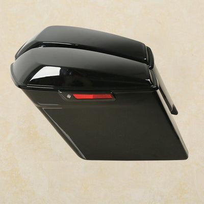 5" Stretched Extended Saddlebags Saddle Bags For Harley Touring Road Glide 14-22 - Moto Life Products