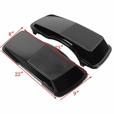 6"x 9" Saddlebag Speaker Lids Fit For Harley Touring Electra Street Glide 93-13 - Moto Life Products