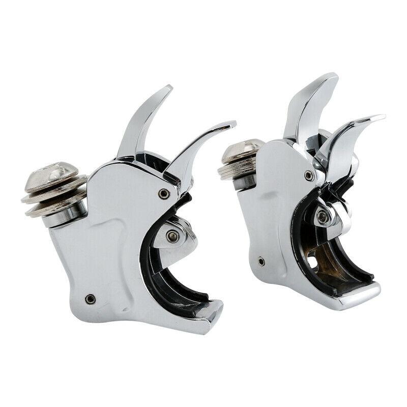 39mm Fork Windshield Windscreen Clamps Fit For Harley Dyna Sportster XL Models - Moto Life Products