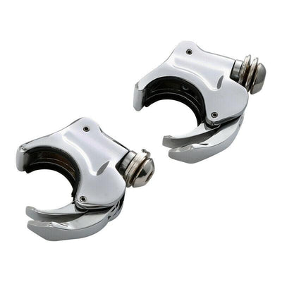 39mm Fork Windshield Windscreen Clamps Fit For Harley Dyna Sportster XL Models - Moto Life Products