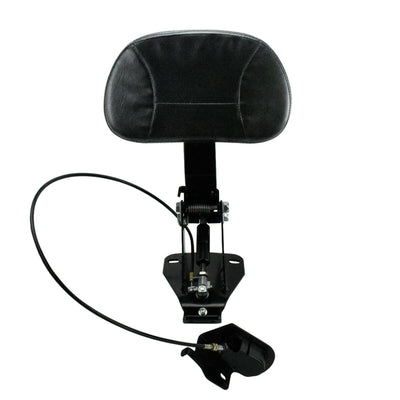 Adjustable Rider Driver Backrest Pad W/Mounting Kit Fit For Harley Touring FLHT - Moto Life Products