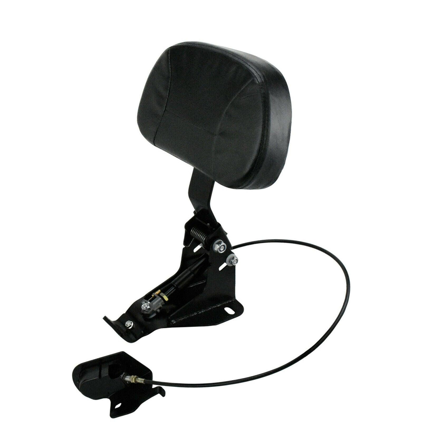 Adjustable Rider Driver Backrest Pad W/Mounting Kit Fit For Harley Touring FLHT - Moto Life Products