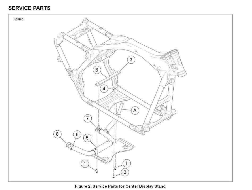 Adjustable Center Service Stand For Harley Touring FLTR FLHX FLHR 2009-2021 - Moto Life Products