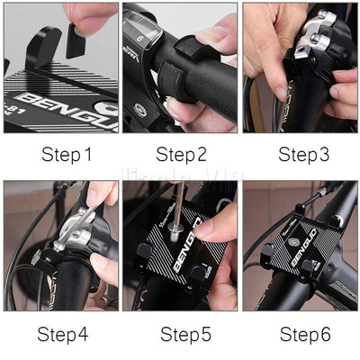 Aluminum Motorcycle Bike Bicycle Holder Mount Handlebar For Cell Phone GPS US - Moto Life Products