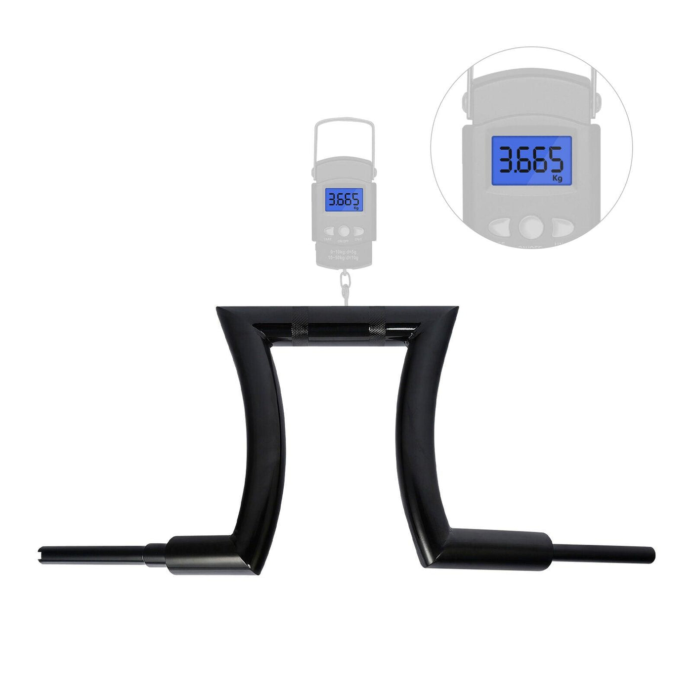 14" Rise 2'' Ape Hanger Handlebar Risers Fit For Harley Sportster Softail Black - Moto Life Products