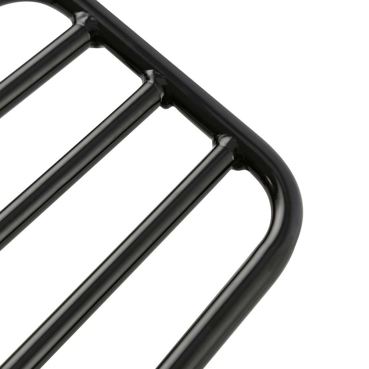 Black 2-up Luggage Rack Fit For Harley Deluxe FLDE Softail Slim 2018-2022 - Moto Life Products