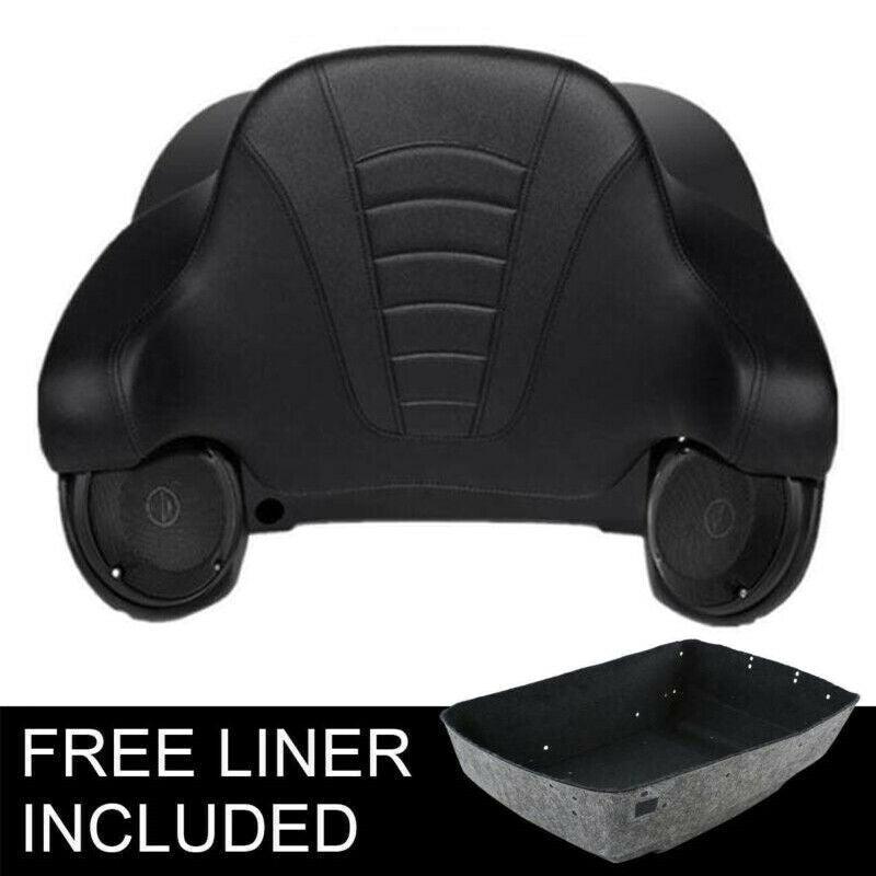 King Pack Trunk Speakers Backrest Pad Fit For Harley Tour Pak Touring FLHR 14-Up - Moto Life Products
