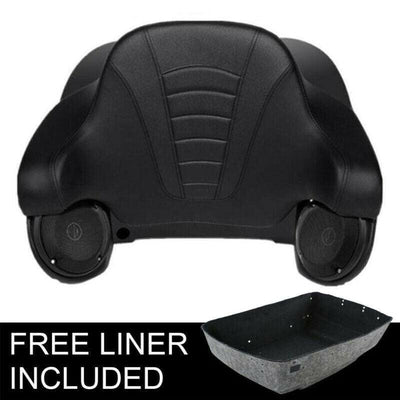King Pack Trunk Speakers Backrest Pad Fit For Harley Tour Pak Touring FLHR 14-Up - Moto Life Products