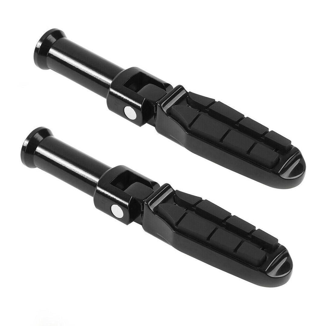 Passenger Footpegs w/ Mounts Black Pedals For Harley Low Passenger Footpegs w/ Mounts Black Pedals For Harley Low