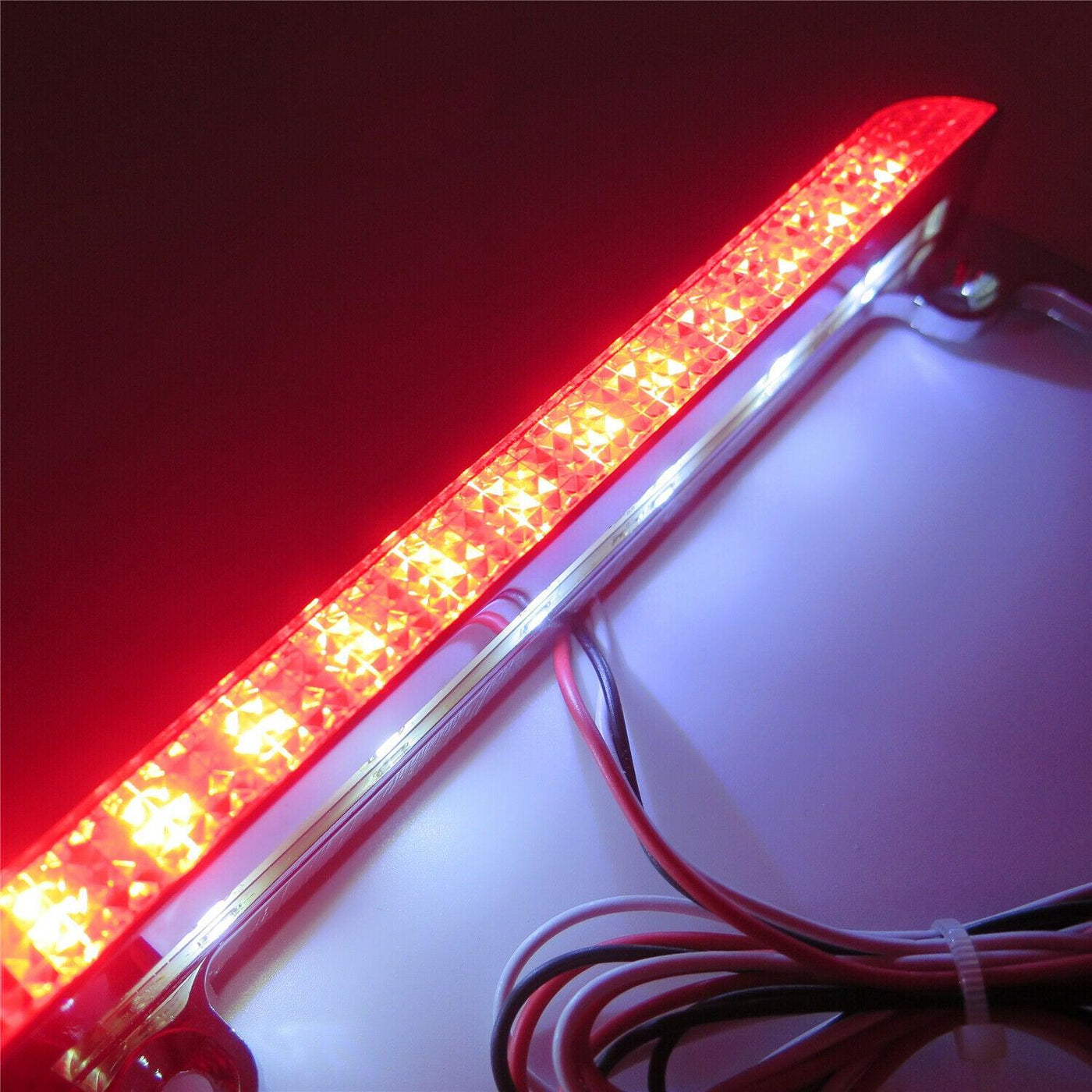 Chrome 7"x4" License Plate Frame 6" LED For Honda/Suzuki/Yamaha/Kawasaki/Harley - Moto Life Products