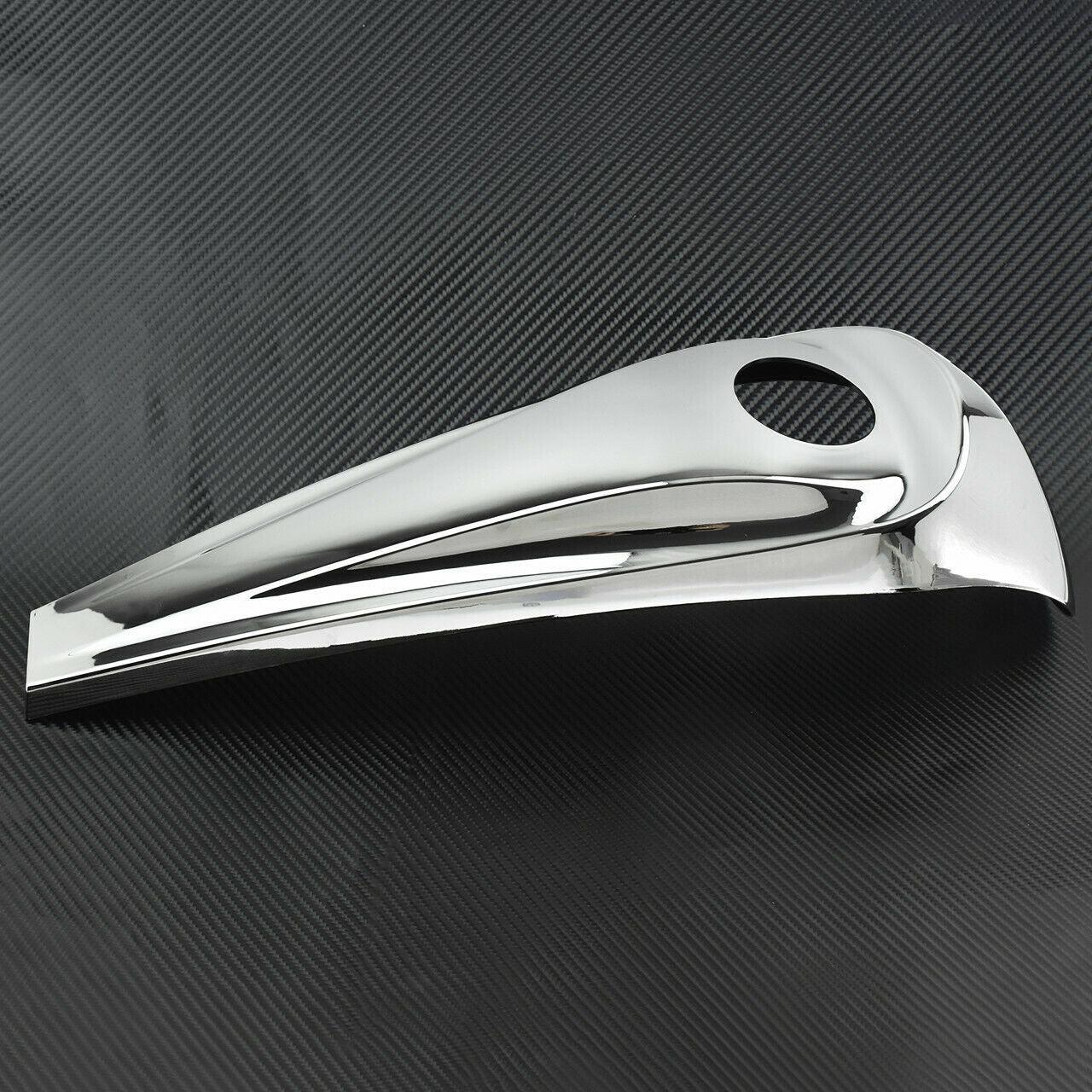 Chrome Dash Fuel Console Cover + Gas Tank Cap Screw Fit For Harley Touring 08-20 - Moto Life Products