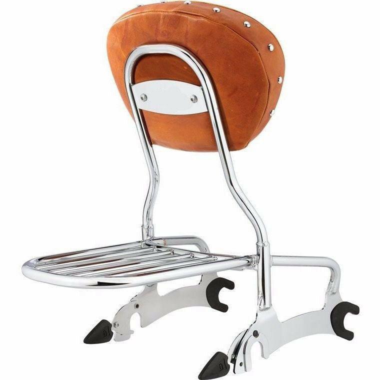 Chrome Rear Backrest Sissy Bar Luggage Rack for Indian Chieftain Class ...