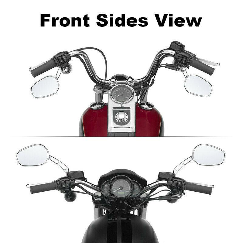 Chrome Rear View Mirrors For Harley Touring Road Electra Street Glide 1994-2022 - Moto Life Products