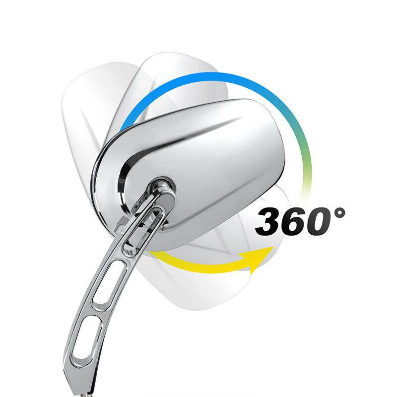 Chrome Rear View Mirrors For Harley Touring Road Electra Street Glide 1994-2022 - Moto Life Products